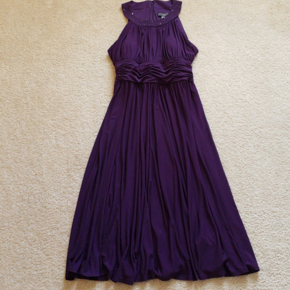Purple swing dress